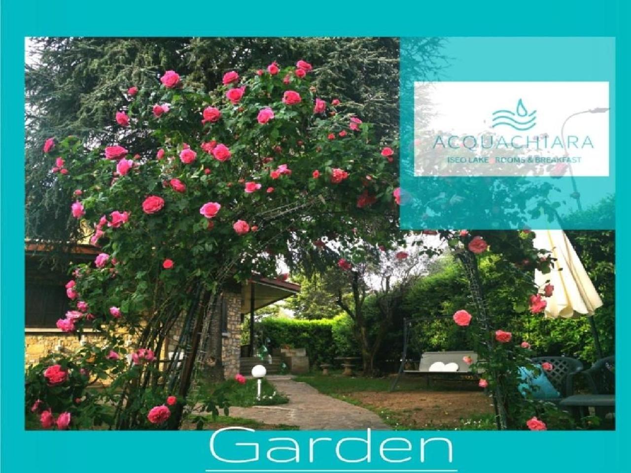 Acquachiara Iseo Deluxe Bed & Breakfast Iseo Center With Garden And Parking Inside Foresteria Exterior photo